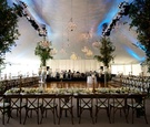 Tented Reception with Greenery
