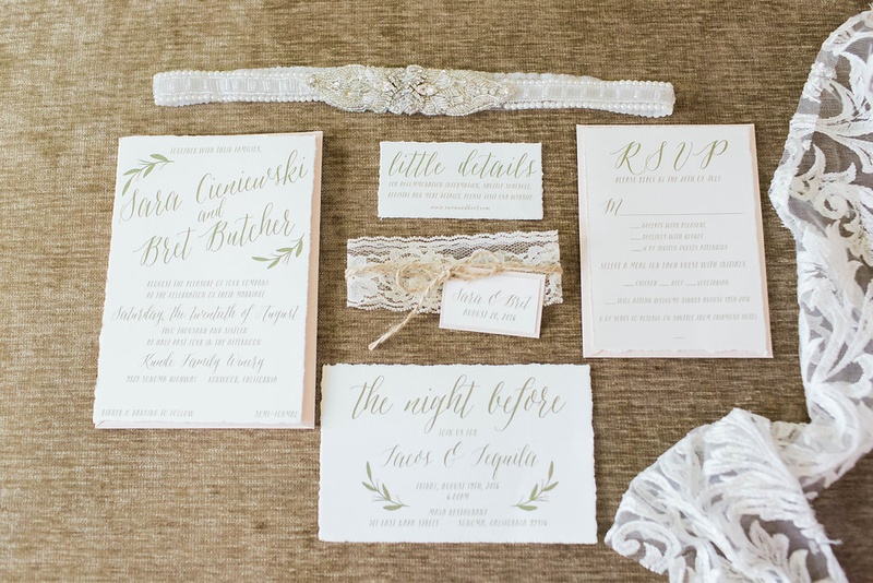 Champagne-Hued Wedding Invitation Suite
Photography: Katie Shuler Photography
Read More:
http://www.insideweddings.com/weddings/rustic-chic-outdoor-wedding-at-a-winery-in-northern-california/945/ champagne hued wedding invitation suite northern california sonoma rustic chic calligraphy garter