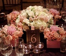 Pink and Brown Centerpiece