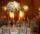 Classic White Centerpieces in Chicago