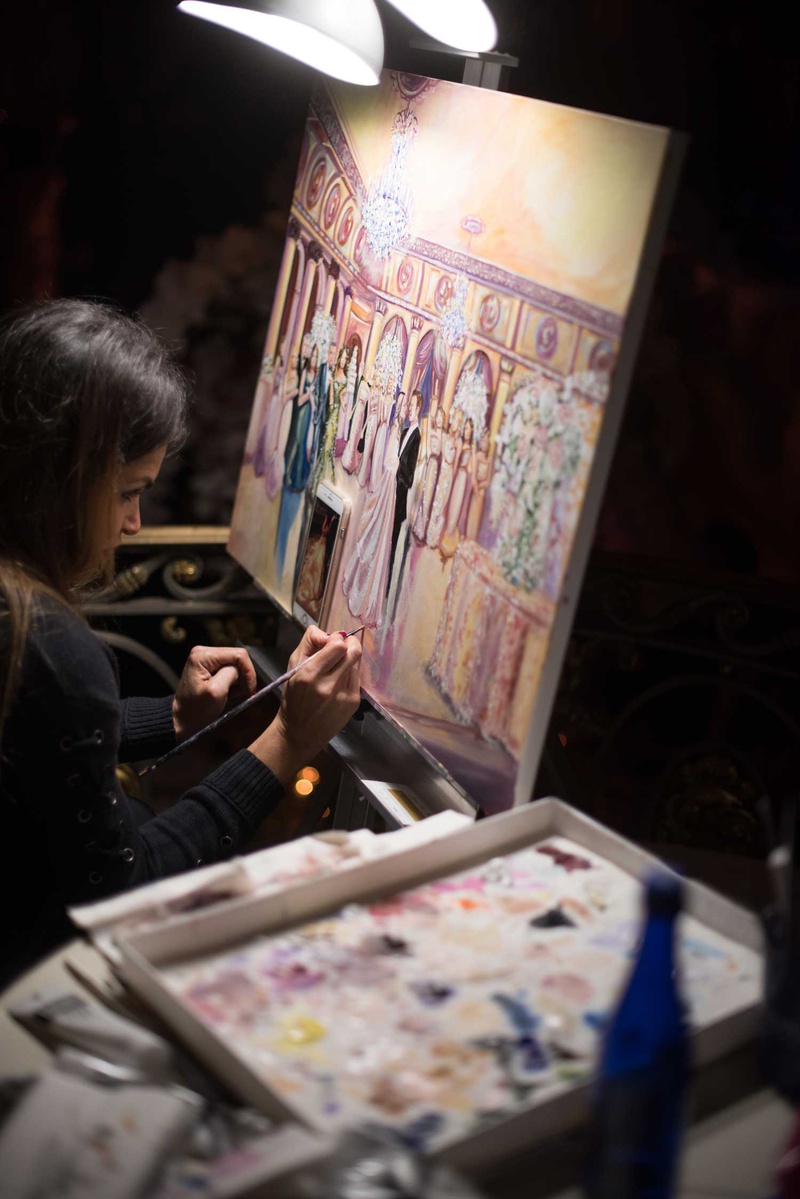 Live Painter at NYC Wedding Reception
Photography: The Day by Ira Lippke
Read More:
http://www.insideweddings.com/weddings/opulent-luxury-wedding-with-timeless-color-palette-in-new-york-city/1199/ artist painting live event painting wedding reception first dance portrait artwork