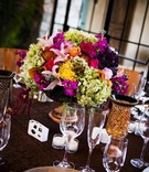 Brightly Colored Floral Centerpiece
Photography: Jared Platt Photography
Read More:
http://www.insideweddings.com/weddings/fall-wedding-with-european-inspired-charm-in-scottsdale-arizona/259/ Tuscan-inspired wedding reception centerpiece