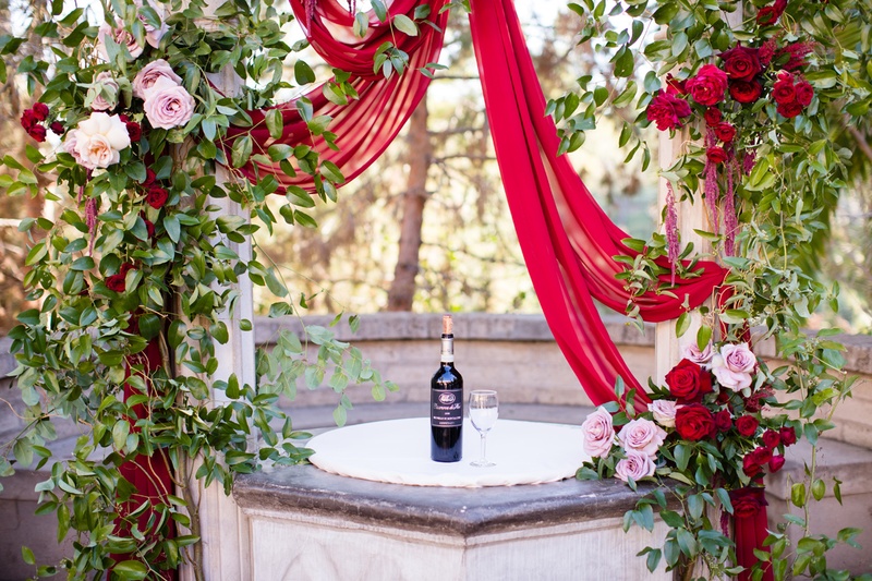Bottle of Wine for Unity Ceremony
Photography: Acqua Photo
Read More:
http://www.insideweddings.com/weddings/balboa-park-wedding-with-wine-inspired-color-scheme-in-san-diego/948/ bottle of wine and wine glass for wine unity ceremony