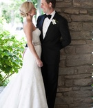 Couple Smiles at Each Other During First Look
Photography: Michael Bambino %26 Co.
Read More:
http://www.insideweddings.com/weddings/whimsical-open-air-secret-garden-wedding-with-soft-spring-hues/777/ a bride and groom look lovingly at each other during their first look bride in monique lhuillier