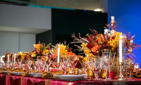 Floral Arrangements in Warm Colors
Photography: Sarkis Studios
Read More:
http://www.insideweddings.com/weddings/an-inspirational-reception-tablescape-with-a-fiery-color-scheme/1143/ fire inspired wedding styled shoot, floral arrangements in warm colors, orange, red, yellow