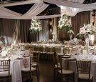 Whimsical White and Gold Tablescapes