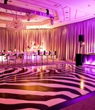 Zebra Dance Floor
Photography: Nancy Cohn Photography %26 Lauren and Abby Ross Weddings
Read More:
http://www.insideweddings.com/weddings/modern-wedding-with-black-white-elements/325/ Samantha Ronson DJ station and animal print dance floor