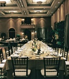 Classic Ballroom Reception
Photography: Yvette Roman Photography
Read More:
http://www.insideweddings.com/weddings/sophisticated-black-white-wedding-in-santa-barbara-california/113/ Architectural ceilings of ballroom with neutral wedding decorations