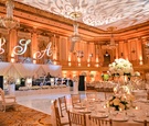 Gold Ballroom Reception Décor