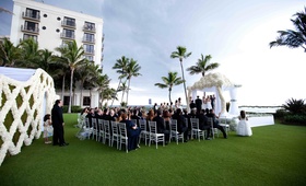 The Breakers Wedding Ceremony
Photography: Lauren Ross Photography %26 Nancy Cohn Photography
Read More:
http://www.insideweddings.com/weddings/sophisticated-breakers-wedding-with-pink-florals/335/ The Breakers Palm Beach grass lawn wedding ceremony