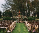 Fountain at Altar for Outdoor Ceremony