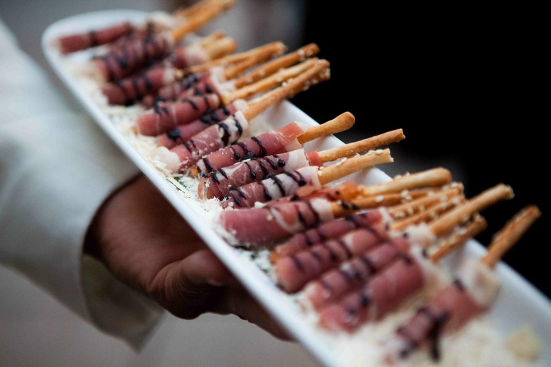 Food & Drink Photos ProsciuttoWrapped Appetizer Inside Weddings