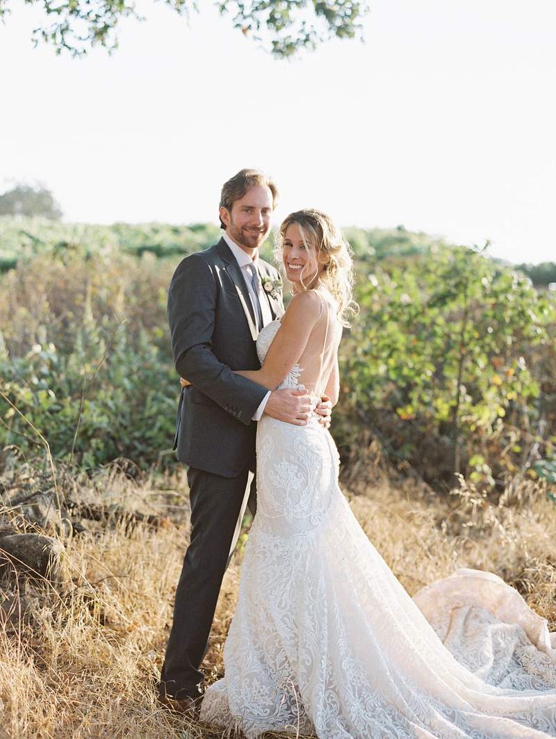 Bride, Groom in Winery Setting
Photography: Katie Shuler Photography
Read More:
http://www.insideweddings.com/weddings/rustic-chic-outdoor-wedding-at-a-winery-in-northern-california/945/ bride groom winery setting sonoma california wedding berta gown suit vineyard rustic