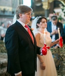 Couple During Orthodox Christian Ceremony
Photography: Julia Elinecka Photography
Read More:
http://www.insideweddings.com/weddings/orthodox-christian-ceremony-intimate-celebration-in-ukraine/882/ couple orthodox christian ceremony Ukrainian wedding kiev kyiv candles red tie white dress religious