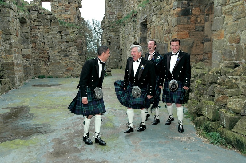 Grooms & Groomsmen Photos Traditional Scottish Groomsmen Inside