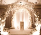 White Arch Ceremony Structure
