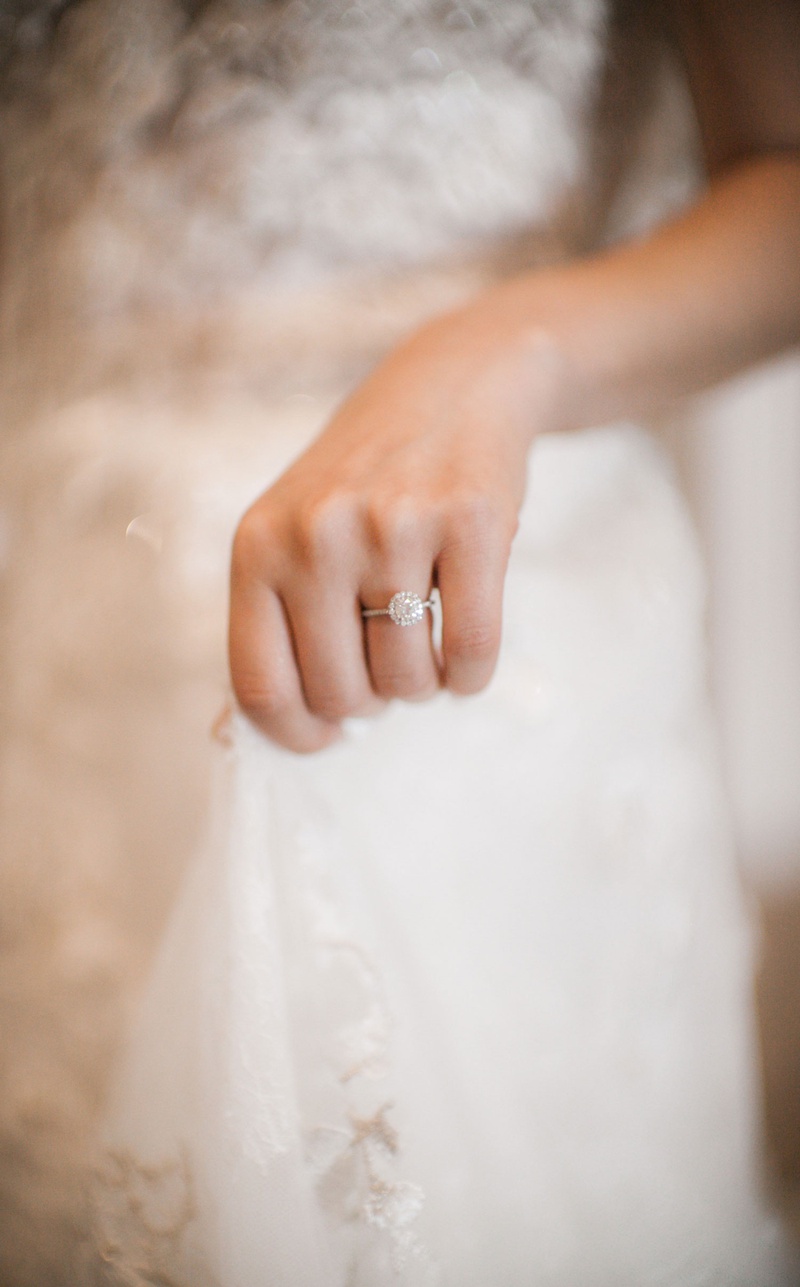 Halo Engagement Ring with Thin Band
Photography: Clane Gessel Photography
Read More:
http://www.insideweddings.com/weddings/ocean-view-ceremony-with-cultural-traditions-elegant-reception/1291/ wedding engagement ring thin band halo setting round diamond lace wedding dress