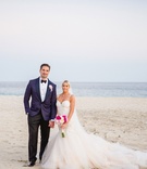 Barbie Blank %26 Sheldon Souray
Photography: Sara Richardson Photography
Read More:
http://www.insideweddings.com/weddings/wags-barbie-blank-hockey-player-sheldon-sourays-mexico-wedding/964/ Hockey player Sheldon Souray and WAGS star Barbie Blank white dress and pink bouquets by beach
