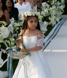 Flower Girl Walks down Aisle
Photography: Mitch Burmeister %26 Scott Preston
Read More:
http://www.insideweddings.com/weddings/glamorous-blue-white-wedding-at-the-bel-air-bay-club/104/ Pretty flower girl walking down white and blue aisle