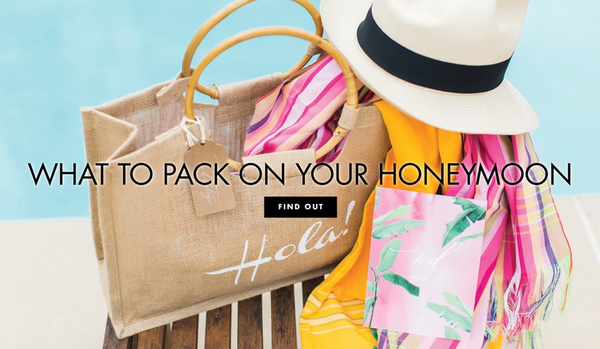 Honeymoon Outfit Ideas
Article: 10 Cute Items to Pack in Your Honeymoon Suitcase
Photography: Vue Photography
Read More:
http://www.insideweddings.com/news/travel-honeymoon/10-cute-items-to-pack-in-your-honeymoon-suitcase/3913/ What to pack on your honeymoon vacation shop cute items for summer trips