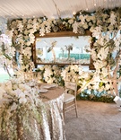 Large Floral Wall with Mirror
Photography: Traina Photography
Read More:
http://www.insideweddings.com/weddings/elegant-wedding-event-with-organic-influences-in-oklahoma-city/1021/ Large floral wall with grapewood, white orchids and hydrangeas, mirror behind sweetheart table