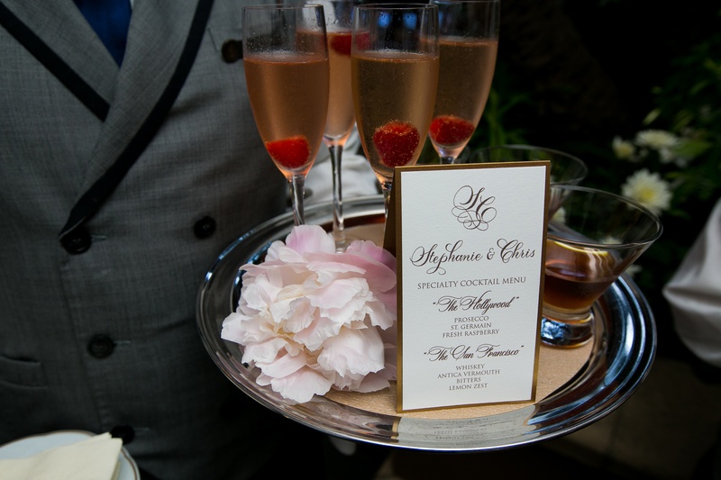 Champagne Cocktails
Photography: Callaway Gable
Read More:
http://www.insideweddings.com/weddings/sunset-ceremony-neutral-toned-ballroom-reception-in-beverly-hills/578/ Tray-passed whisky and champagne signature wedding cocktails