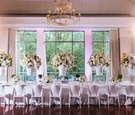 Head Table with White Décor