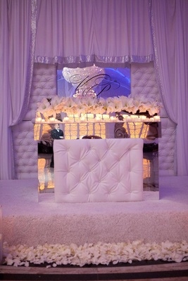 Purple White Gold New Jersey Celebration Inside Weddings