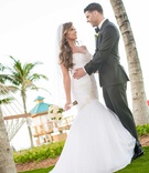 Sunny Isles Beach Wedding Couple
Photography: Wedding Photography by Liam
Read More:
http://www.insideweddings.com/weddings/outdoor-destination-wedding-at-an-oceanfront-resort-in-florida/1193/ bride in mermaid wedding dress maggie sottero with hair down curls groom in suit acqualina resort