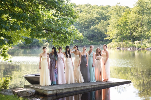 a lakeside black tie wedding with a summer camp theme inside weddings