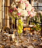 Tall Floral Centerpiece
Photography: Barber Photography
Read More:
http://www.insideweddings.com/weddings/pink-white-summer-wedding-at-the-resort-at-pelican-hill/314/ Pink and white hydrangeas and roses on vase