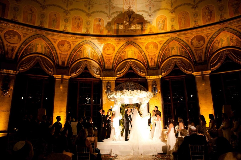 Lavish Ceremony Space
Photography: Donna Newman Photography
Read More:
http://www.insideweddings.com/weddings/elegant-all-white-wedding-at-the-breakers-in-florida/362/ The Breakers Circle Ballroom Jewish wedding ceremony