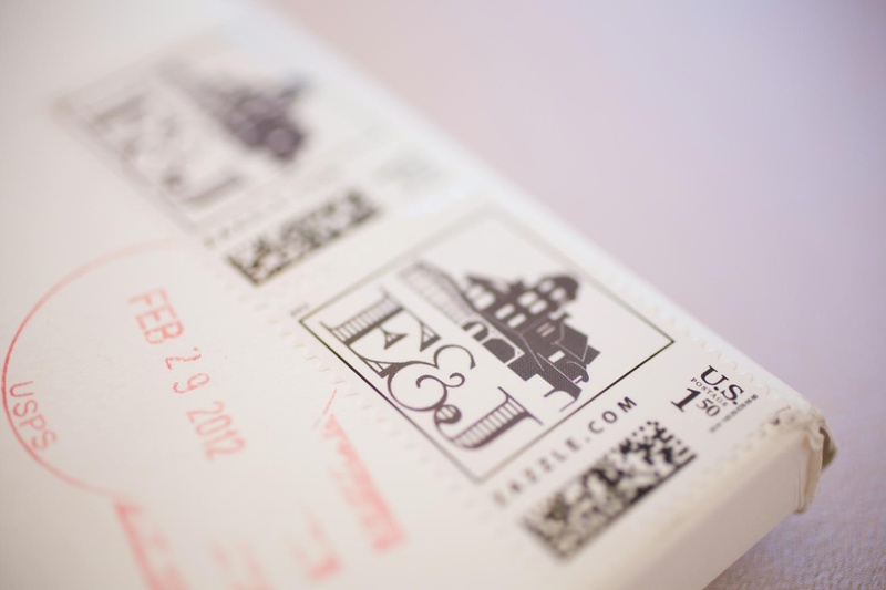 Custom Stamp
Photography: Carrie Rodman Photography
Read More:
http://www.insideweddings.com/weddings/new-england-summer-wedding-by-the-seashore/429/ Couple's initials on stamp for wedding invite