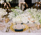 White Reception Floral Arrangement