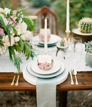 Artichoke Place Card Holder
Photography: Koman Photography
Read More:
http://www.insideweddings.com/weddings/boho-chic-inspirational-wedding-with-desert-details-and-soft-colors/1137/ desert wedding inspiration, rose gold artichoke place card holder