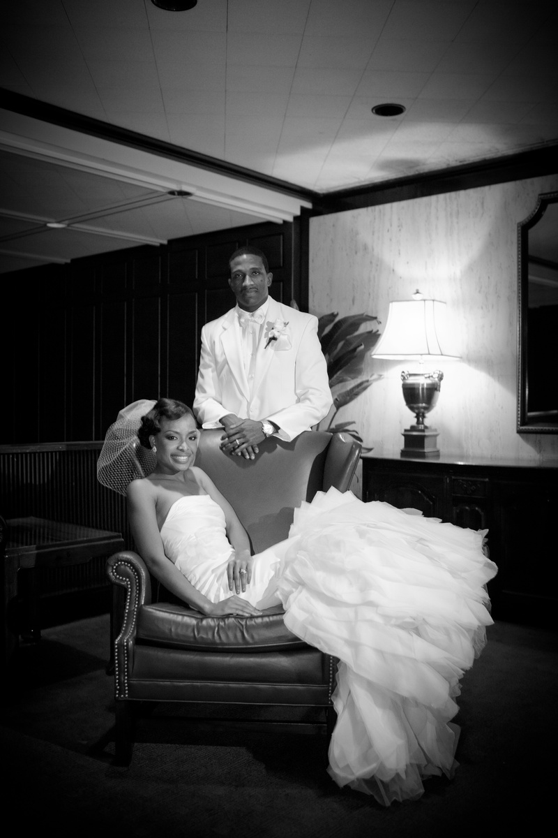 Houston Wedding Couple
Photography: Collins Metu Photography
Read More:
http://www.insideweddings.com/weddings/sarita-minor-and-jarett-dillard/432/ Black and white photo of Jarett Dillard and bride