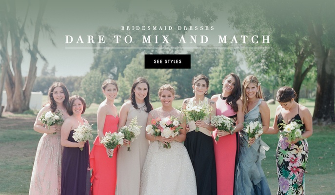 Mix and Match Bridesmaid Dresses