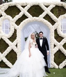 Palm Beach Wedding Couple
Photography: Lauren Ross Photography %26 Nancy Cohn Photography
Read More:
http://www.insideweddings.com/weddings/sophisticated-breakers-wedding-with-pink-florals/335/ Bride in full tulle skirt and groom in front of rose wall