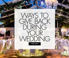 How to Give Back
Article: How to Give Back Throughout Your Wedding Events
Photography: Chrisman Studios
Read More:
http://www.insideweddings.com/news/planning-design/how-to-give-back-throughout-your-wedding-events/4131/ Ways to give back during your wedding how to give back charity the environment