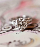 Solitaire Engagement Ring
Photography: Heather Waraska
Read More:
http://www.insideweddings.com/weddings/great-gatsby-inspired-spring-wedding-in-new-york/363/ Tiffany & Co. solitaire engagement ring with diamond band