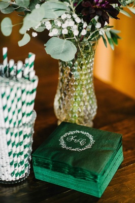 Rustic Seaside Wedding With Hunter Green Color Palette In Maine