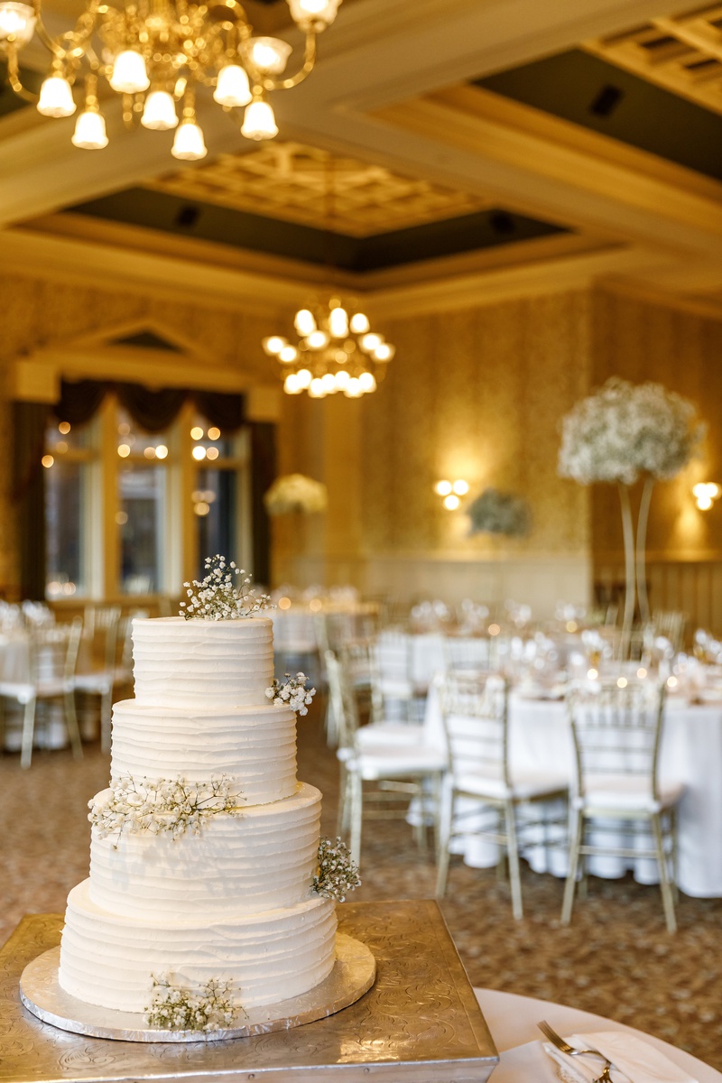 Wedding Cake with Baby's Breath
Photography: Amy Anaiz Photography
Read More:
http://www.insideweddings.com/weddings/lakeside-wedding-with-blue-details-in-upstate-new-york/1140/ Four tier wedding cake with sprigs of baby's breath