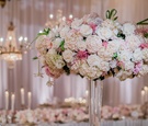 Blush & White Centerpiece