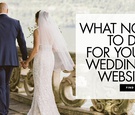 4 Mistakes to Avoid with Your Wedding Website
Article: 4 Mistakes to Avoid with Your Wedding Website
Photography: Jacqui Cole
Read More:
http://www.insideweddings.com/news/planning-design/4-mistakes-to-avoid-with-your-wedding-website/4801/ what not to do for your wedding website mistakes to avoid for your site