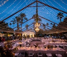 String Lights in Tent Formation