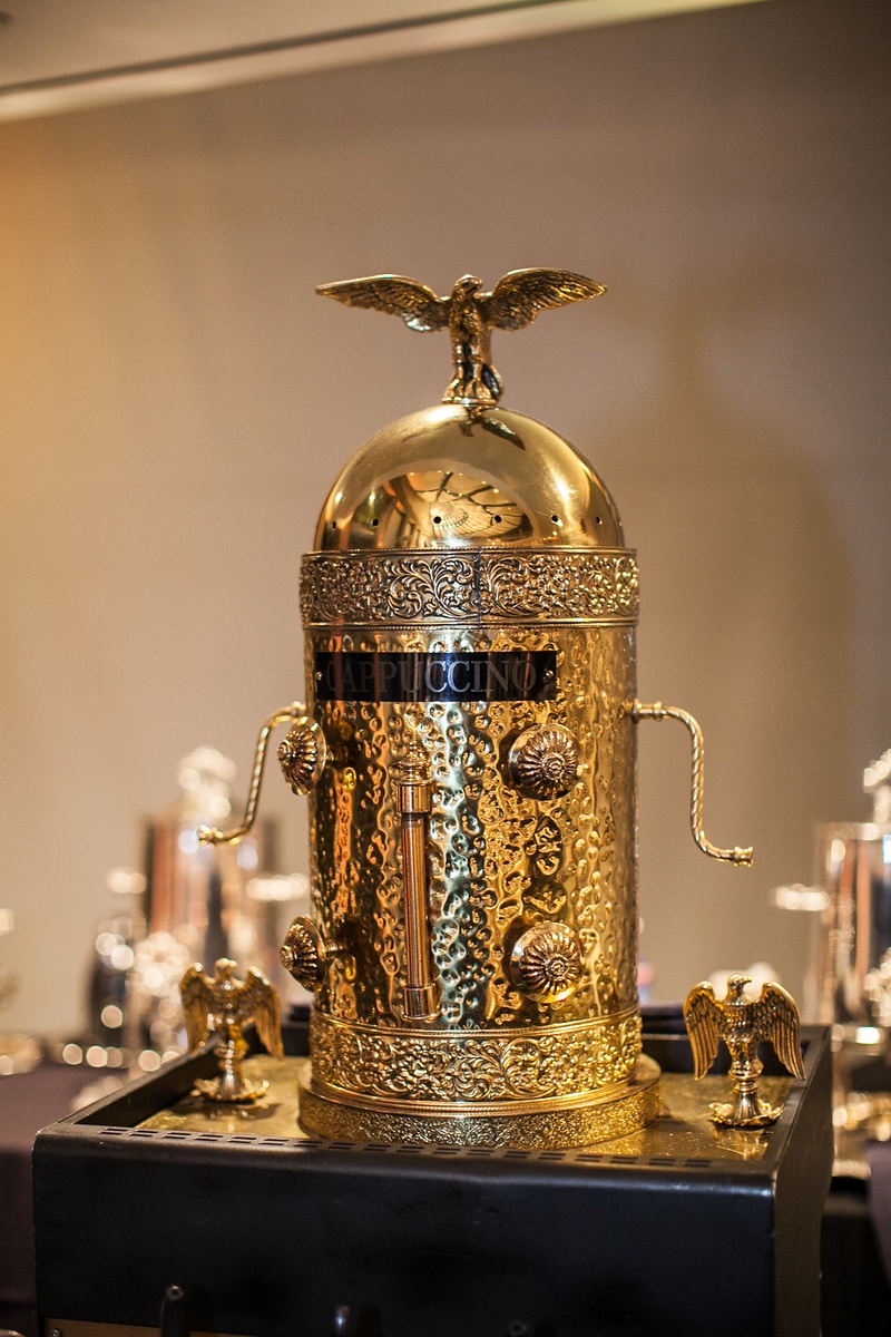 Cappuccino Machine Table At Wedding Reception Cappuccino Machine Table At Wedding Reception