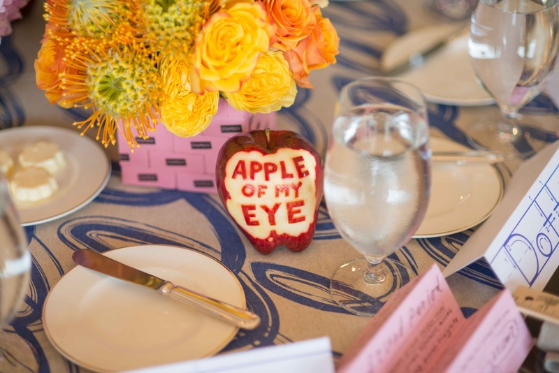 "Apple of My Eye" Carved Apple
Photography: John %26 Joseph Photography Inc.
Read More:
http://www.insideweddings.com/weddings/a-school-themed-bridal-shower-in-beverly-hills-for-a-teacher/890/ Red delicious apple teacher school theme bridal shower apple of my eye carved apple on table