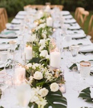 Tropical and Classic Blend
Photography: Marissa Maharaj
Read More:
http://www.insideweddings.com/weddings/destination-wedding-in-maui-with-both-classic-and-tropical-touches/1248/ maui destination wedding, king's table, split leaves and roses, classic and tropical decor