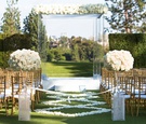 Lucite Outdoor Ceremony Structure