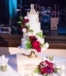 Minimalist Wedding Cake with Flowers
Photography: Acqua Photo
Read More:
http://www.insideweddings.com/weddings/balboa-park-wedding-with-wine-inspired-color-scheme-in-san-diego/948/ four-tier wedding cake with fresh flowers, same-sex lesbian wedding cake topper two brides cats